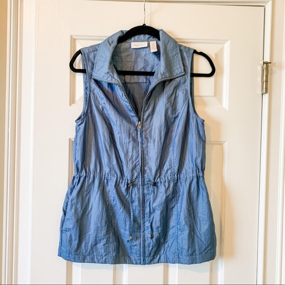 Chico’s Outwear Blue Vest